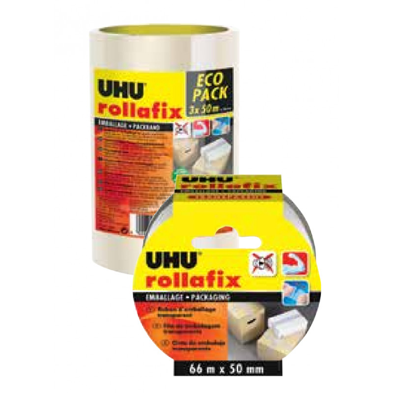 UHU 36980 nastro adesivo da imballaggio marrone (L x L) 50000 mm x 50 mm 1 pz.