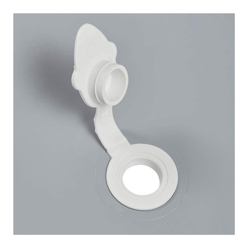 Keeeper Vaschetta da bagno per neonati 84 cm con tappo Maria Stars 84x49x29 cm grigio