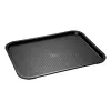 APS Vassoio fast-food 350 x 270 mm, altezza 20 mm, polipropilene, nero (531)