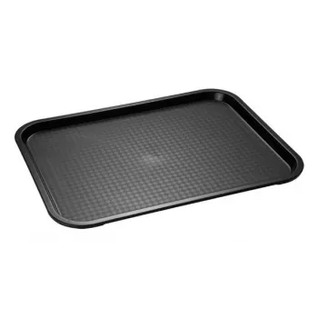 APS Vassoio fast-food 350 x 270 mm, altezza 20 mm, polipropilene, nero (531)