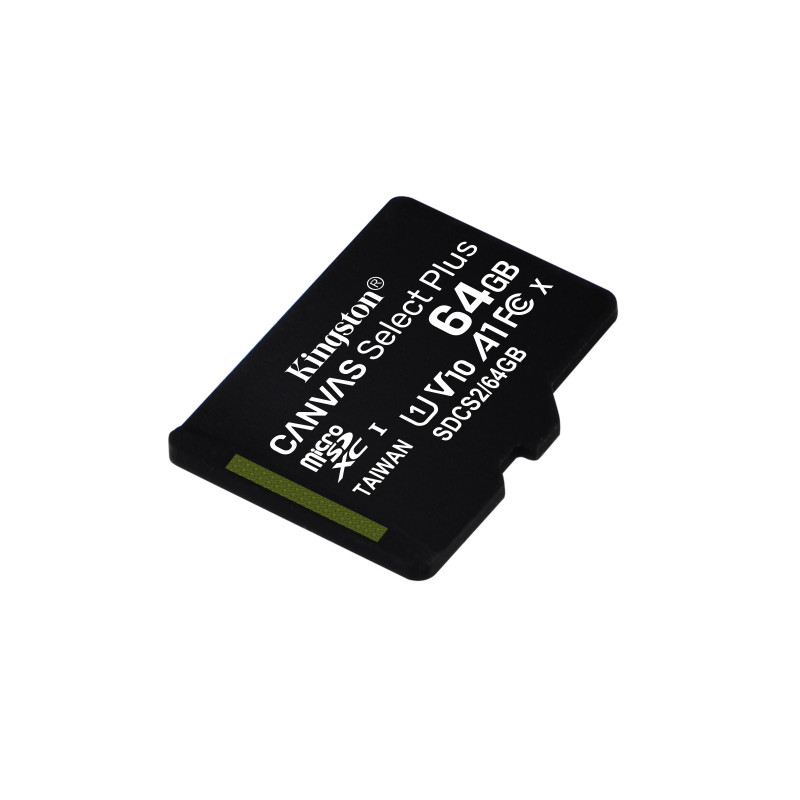 Kingston scheda di memoria microSDXC 64 GB, UHS-I (SDCS2/64GBSP)