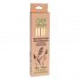 Gogreen Go Green cannucce di canna compostabili con spazzola, 10 pz.