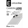 Cellularline protezione obiettivo fotocamera per iPhone 18 Pro, trasparente