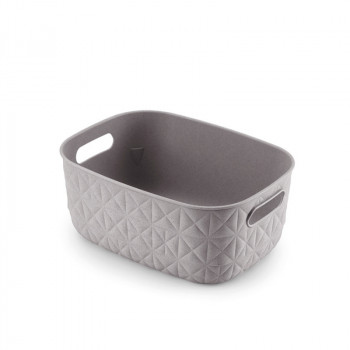 Curver Softex S cesto 4 l, 26,4x19,4x11,1 cm, grigio-marrone