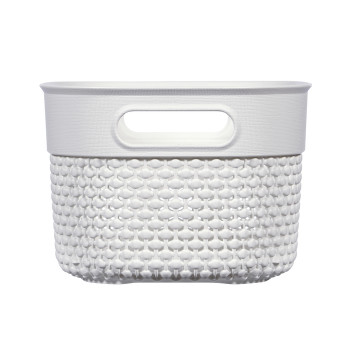 Curver Filo XS cesto 3,5 l, 23,5x17,5x12 cm, bianco