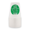 Gogreen Go Green bicchieri ecologici 350 ml, 10 pz., bianco