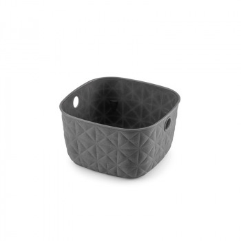 Curver Softex XS cesto 3 l, 19,4x19,4x11,1 cm, grigio scuro