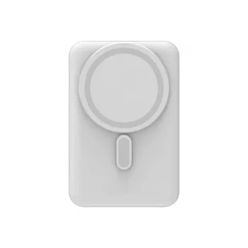 mophie Essentials power bank magnetico wireless 10K con supporto, bianco (401118084)