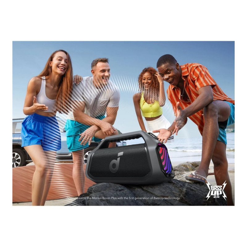 Anker Soundcore Boom 2 Plus A3134 altoparlante Bluetooth, nero