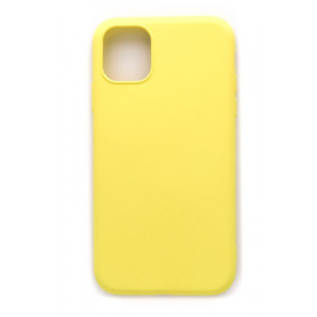 Evelatus custodia in silicone Nano per Apple iPhone 11 Soft Touch TPU giallo