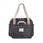 Beaba Geneva II borsa fasciatoio per mamma, Dark Heather Grey
