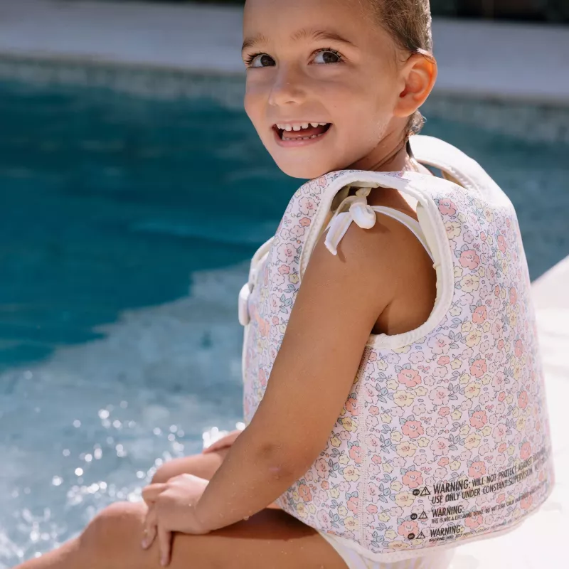Sunnylife Giubbotto salvagente per bambini (3-6 anni) – Into the Garden