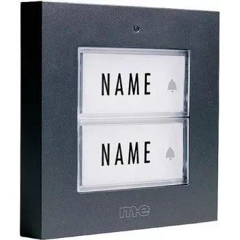 m-e modern-electronics 41273 trasmettitore campanello senza fili con targhetta nome