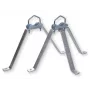 WEIß MHZ3060 set staffa a parete, acciaio, 30 cm