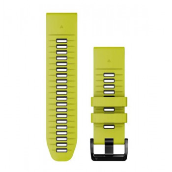 Garmin cinturino in silicone QuickFit 26mm lime/grafite 010-13281-03