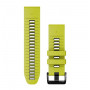 Garmin cinturino in silicone QuickFit 26mm lime/grafite 010-13281-03