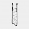 Brabantia HangOn stendibiancheria con asta appendiabiti, 25 m, Metallic Grey