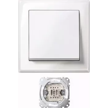 MERTEN interruttore Jumbo MEG3341-1419, termoplastica, bianco polare, AC 250 V