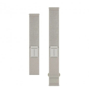 Garmin cinturini Quick Release (20 mm) avorio ComfortFit cinturino in nylon