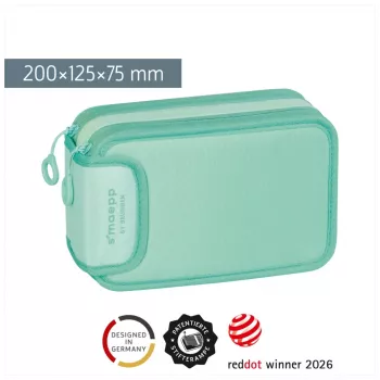 BRUNNEN Astuccio portapenne completo s'maepp Sweet Colour Code mint 34 pezzi, 20,0 x 7,5 cm