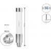 Delock 5G 3700 - 4200 MHz antenna connettore maschio SMA 3 dBi omnidirezionale fissa per esterni bianco 10 cm