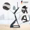 Leitz Ergo supporto per laptop 2-in-1 seduto-in piedi, nero (65890089)