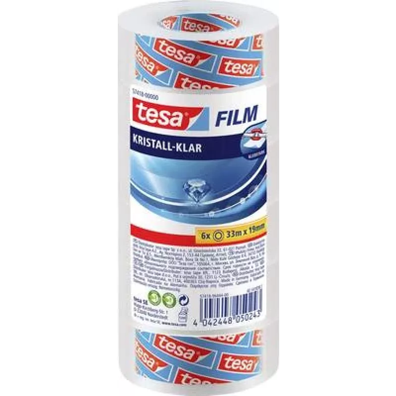 tesa C+C 57418-00000-02 nastro adesivo trasparente (L x L) 33 m x 19 mm 6 rotoli