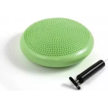 Schildkröt cuscino gonfiabile per equilibrio, 330 mm, verde, PVC