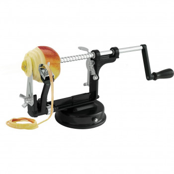 GEFU 13560 pelapatate frutta e verdura pelapatate meccanico nero, acciaio inox