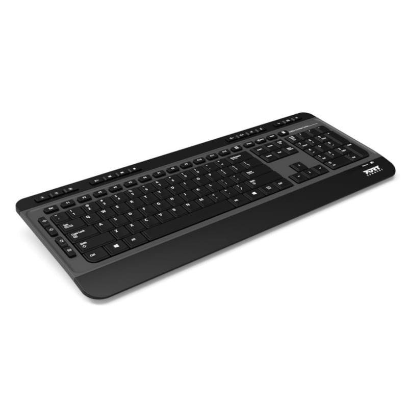 Port Silent combinazione tastiera e mouse wireless, layout US (900901-US)
