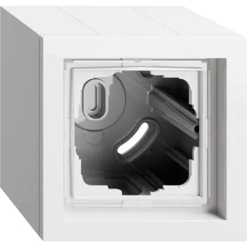 Gira custodia a parete 1 modulo con telaio F200, bianco puro (106170)