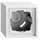Gira custodia da parete 1 modulo con telaio F300, bianco puro (106180)