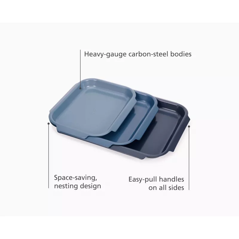 Joseph Joseph Nest Bake 3 pz. stampo da forno blu