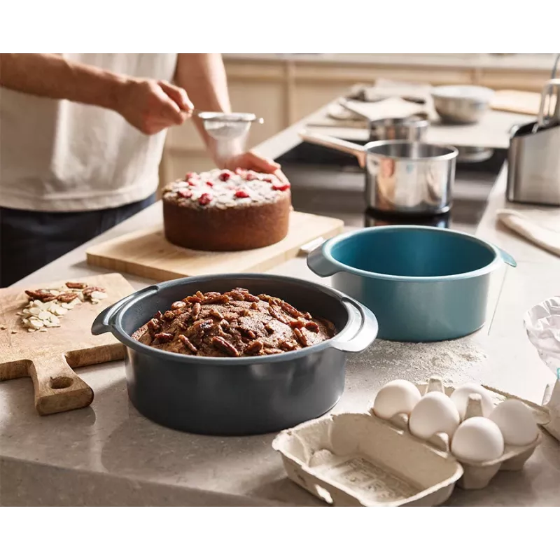 Joseph Joseph Nest Bake 2 pz., stampo da forno rotondo blu