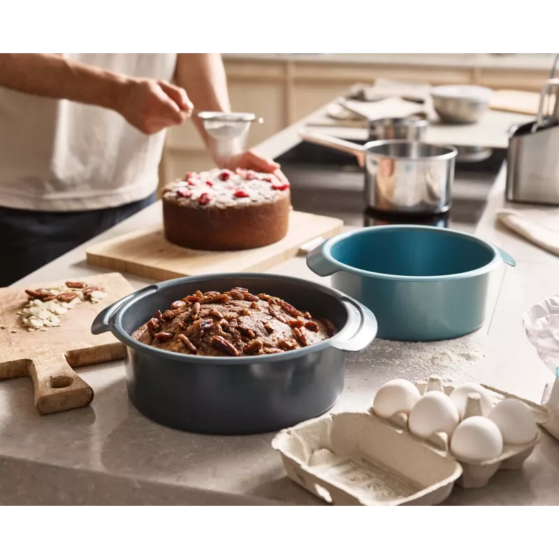 Joseph Joseph Nest Bake 2 pz., stampo da forno rotondo blu