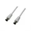 Logilink cavo antenna coassiale TV, CCS, >85 dB, bianco, 2,5 m (CA1061)