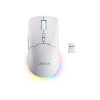 Lenovo Legion M220 RGB mouse gaming wireless, 2,4 GHz / Bluetooth / con cavo, bianco ghiacciaio (GY51V60437)