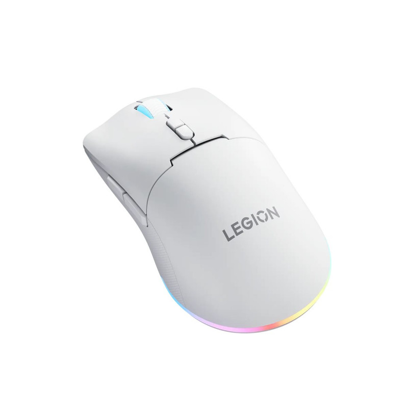 Lenovo Legion M220 RGB mouse gaming wireless, 2,4 GHz / Bluetooth / con cavo, bianco ghiacciaio (GY51V60437)