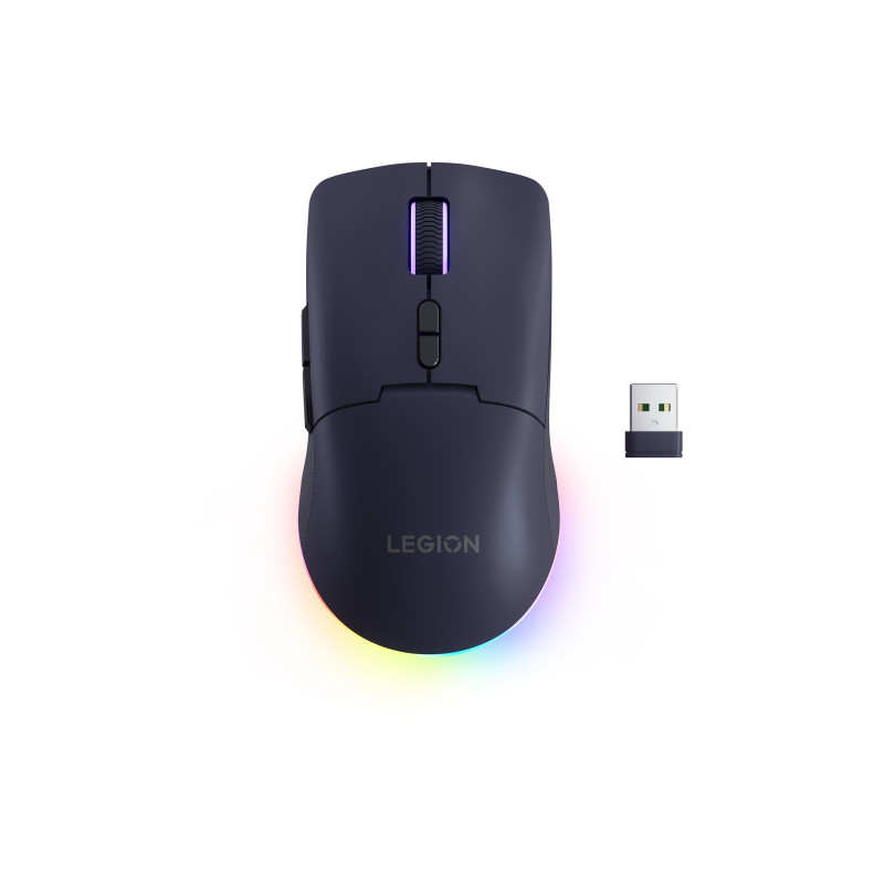 Lenovo Legion M220 RGB mouse gaming wireless, 2,4 GHz / Bluetooth / cavo, Nebula Purple (GY51V60439)