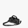 LOQI borsa weekender Metallic – nero (piccola)