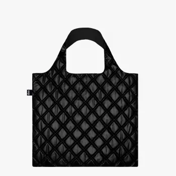 LOQI borsa Metallic – nero Puffy