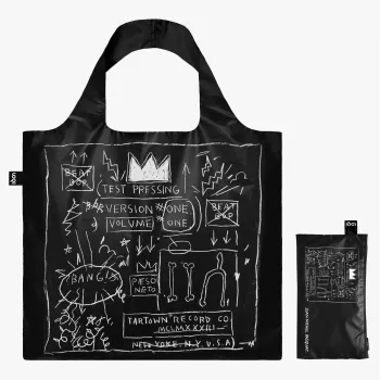 LOQI borsa Basquiat – Crown nero