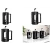Ritzenhoff & Breker caffettiera ADANA, 0,8 l, nero, in vetro borosilicato
