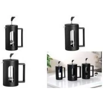 Ritzenhoff & Breker caffettiera ADANA, 0,8 l, nero, in vetro borosilicato