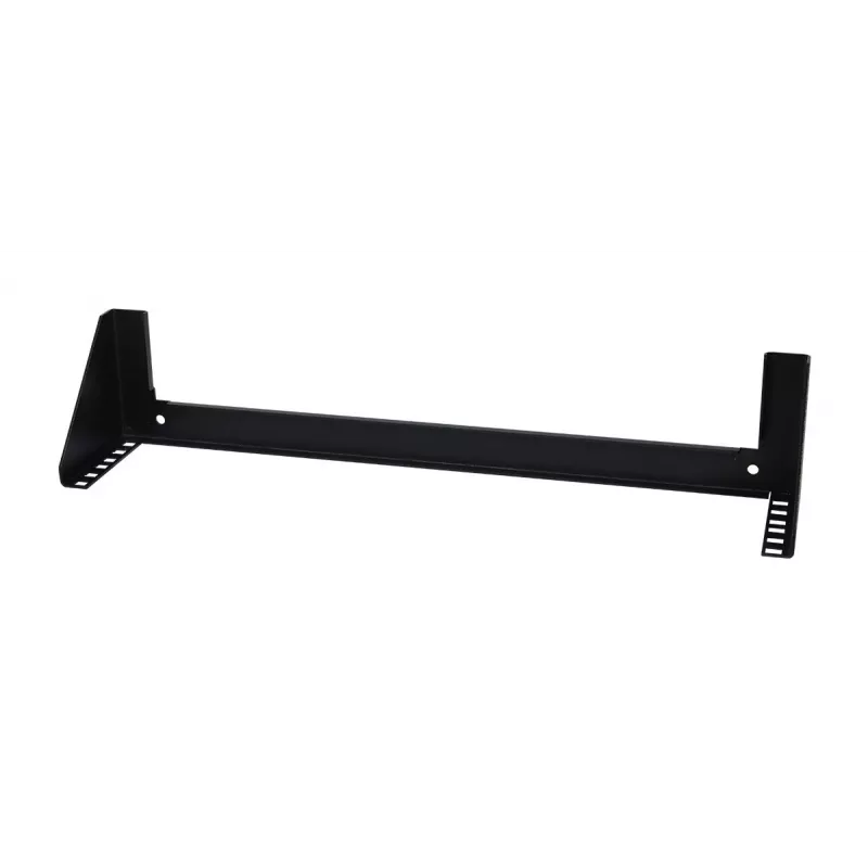 Allnet serie SMW staffa a parete 19 pollici, 2U, profondità 98 mm, nero (ALL-SMW2USCHWARZ)