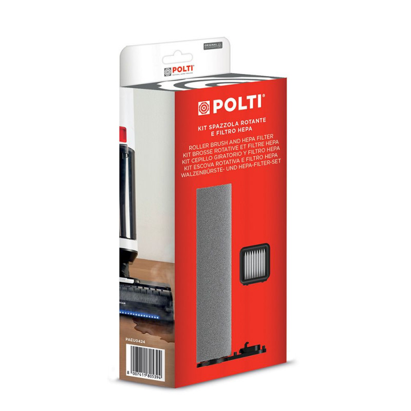 Polti set spazzola a rullo e filtro HEPA per Polti RollySteam (PAEU0424)