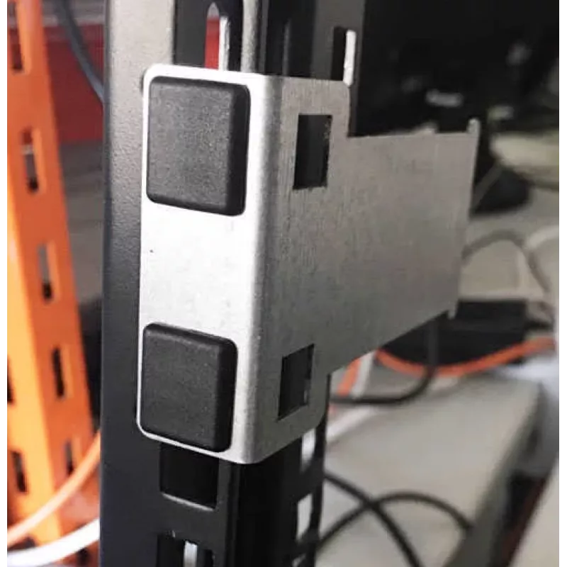 IT-BUDGET supporto per guida DIN 1U Mini-DIN per piccoli dispositivi e termostati, incl. clip di montaggio (KTH04)