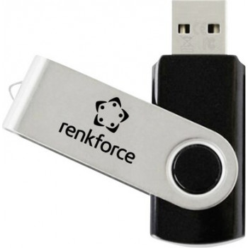 Renkforce RF-USBS-190 Chiavetta USB 2.0 2GB, nero/argento (RF-7557594)
