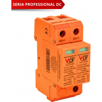 VCX Scaricatore di sovratensione DC fotovoltaico Classe C (T2), 2P, 1000 V, PV 385