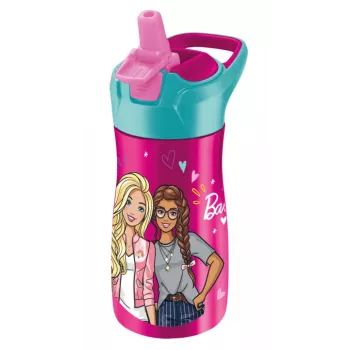 Maped PICNIK Borraccia Barbie, 0,43 l, corpo in acciaio inossidabile con motivo Barbie, cannuccia inclusa